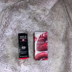 Bite and Make Up Forever lipstick
